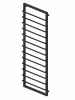 Termix MOKKA Grzejnik łazienkowy drabinkowy 160/53 czarny struktura MOKKA16053CS